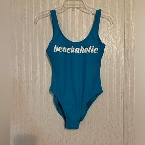 Teal Beachaholic Swimsuit
